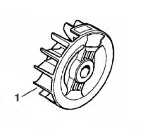 Bloque volant-magnétique / rotor - à ergots - réglable - Partie