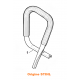 Poignée tubulaire d'origine STIHL 064 - 066 - MS640 - MS650 - MS660
